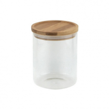 Apollo Glass Canister with Wooden Lid - 0.85L