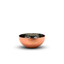 Traditional Indian Hammered stainless Steel and Copper Mini Bowl
