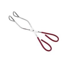 Stainless Steel with Red Handle Kitchen Scissors-Tongs