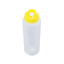 Chefset 24oz Yellow Sauce Bottle - Silicone Anti Drip Tip