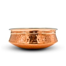 Super Large Copper and Stainless Steel Interior Serving Handi Bowl