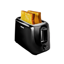Geepas Black 2-Slice Toaster With Adjustable Browning Control