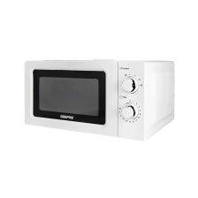 Geepas 20L Solo Freestanding White Microwave Oven