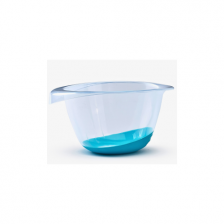 Whitefurze 2L Premium Plastic Mixing Bowl - Blue Teal