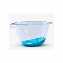 Whitefurze 6L Premium Plastic Mixing Bowl - Blue Teal