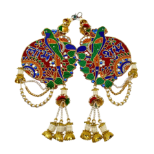 Diwali Decorations toran Shubh Labh two sided with parrot for House Hanging Ornament