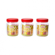 Sunpet Pack of 3 Round container 500ml