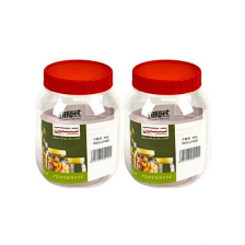 Sunpet Pack of 2 Round container 750ml