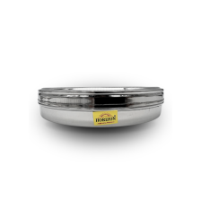 Stainless Steel Masala Dabba with see through lid 18.3cm
