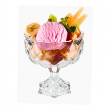 Royal cuisine Set of 6 Diamond Ice Cream dessert Bowl